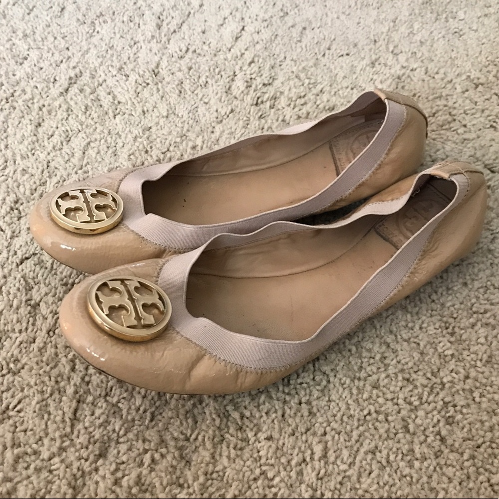 Size 6 Tory Butch Nude Flats
