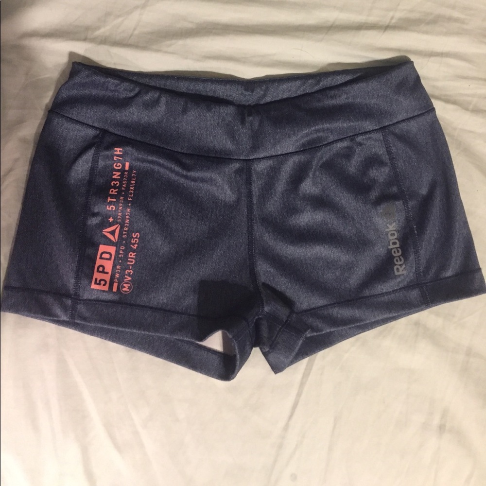 Reebok Crossfit denim spandex / shorts