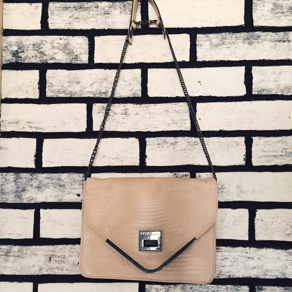 BCBGeneration Handbags - BCBG tan shoulder and cross body purse
