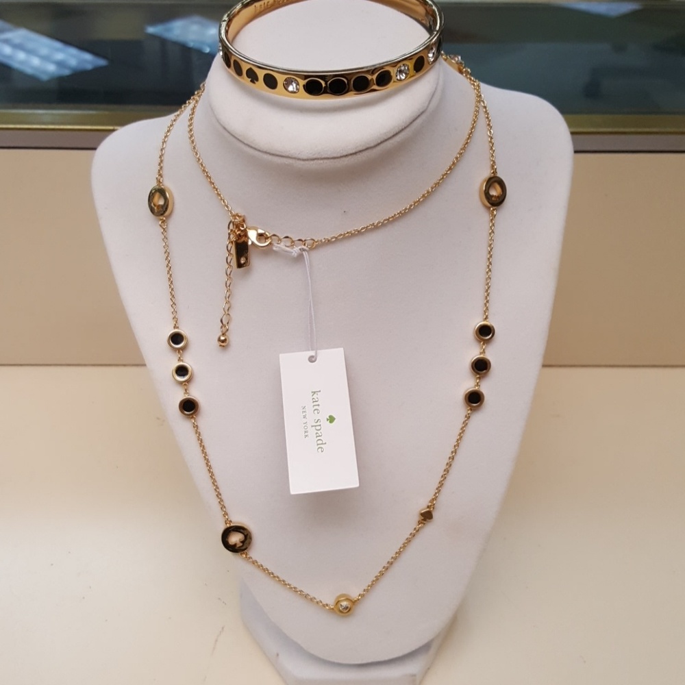 New Kate Spade Necklace & Bracelet Set
