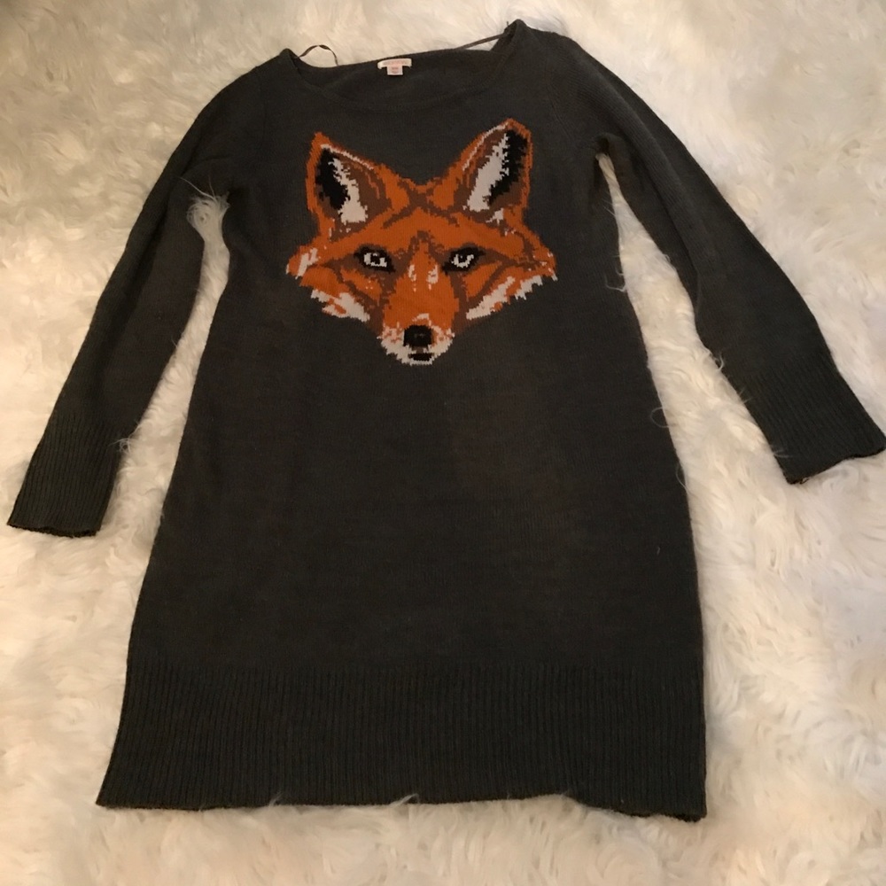 Awesome Fox Sweater Dress