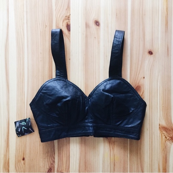 Leather Bustier Top - Picture 4 of 7