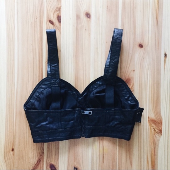 Leather Bustier Top - Picture 5 of 7