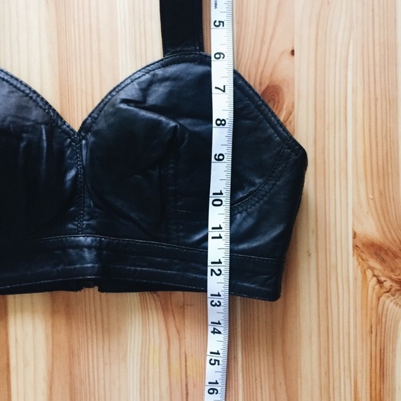 Leather Bustier Top - Picture 6 of 7