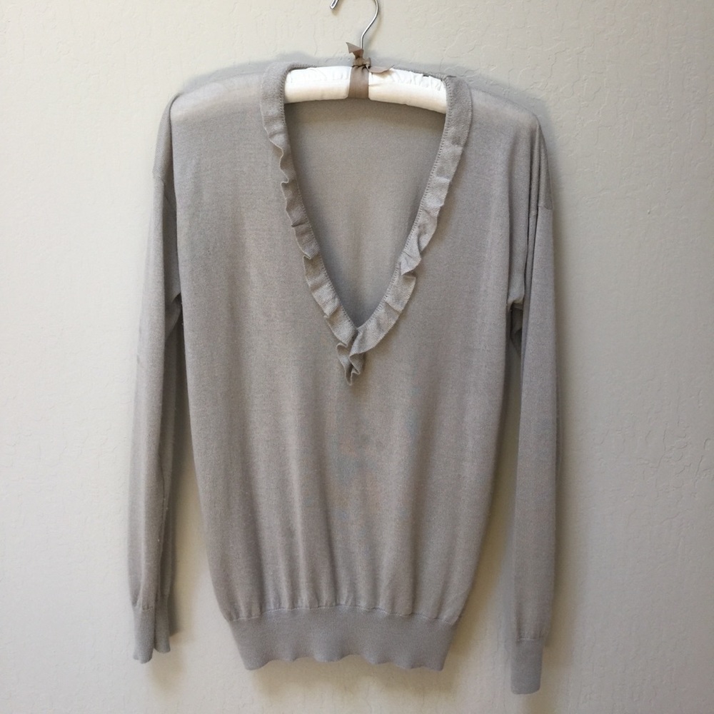 Stella McCartney Deep V Cashmere Pullover Sweater
