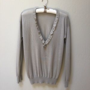 Stella McCartney Deep V Cashmere Pullover Sweater
