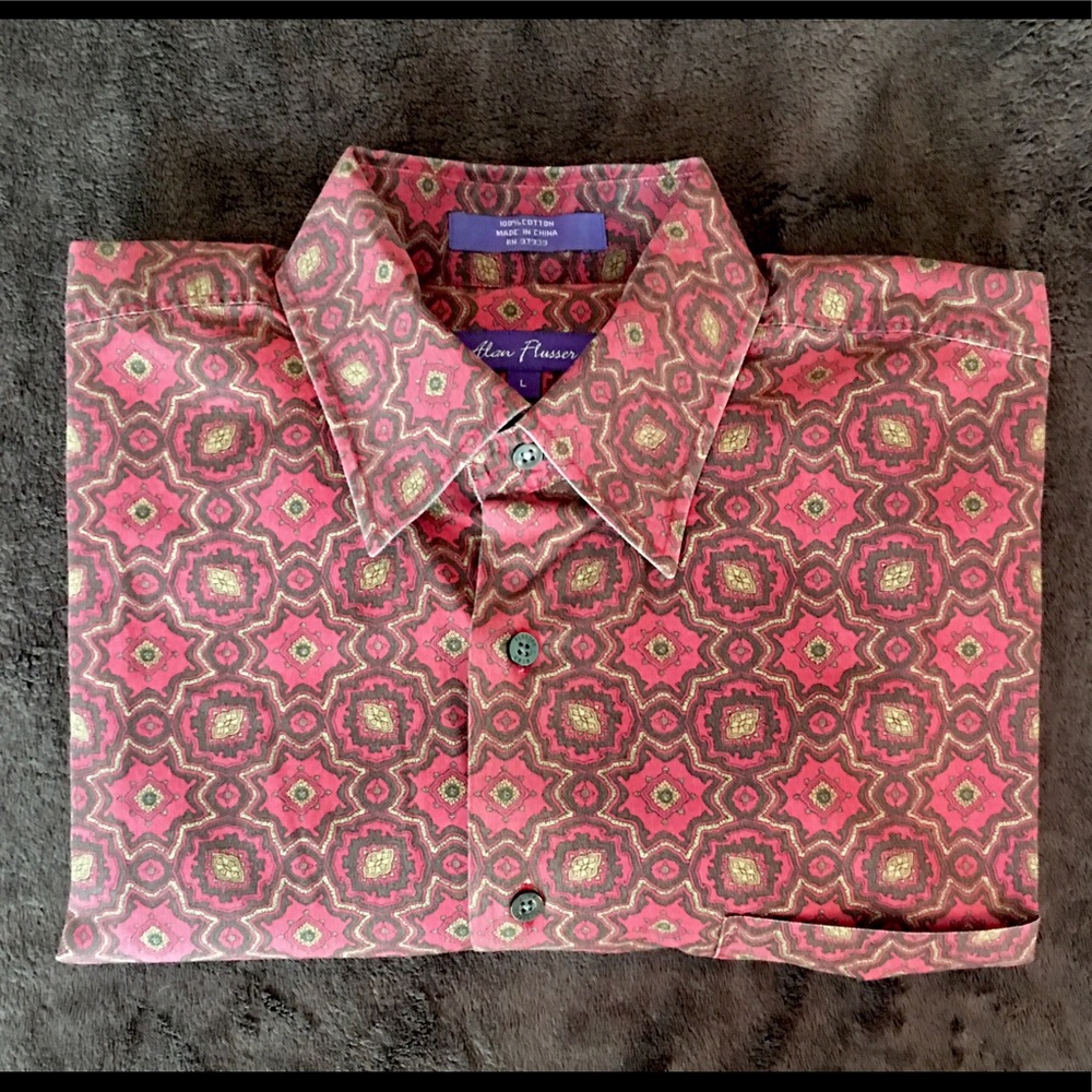 ALAN FLUSSER COTTON DRESS SHIRT