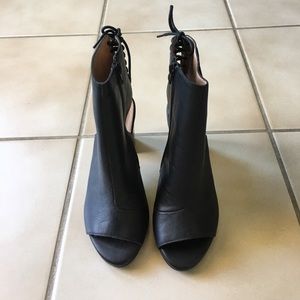 Jeffrey Campbell open toed ankle boot