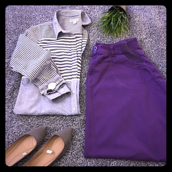 Woman Within Dresses & Skirts - 💜 Purple skirt -so cute!!!