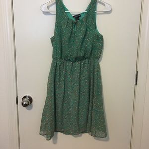 Green sun dress