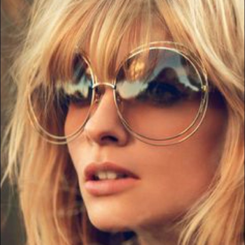 Chloe round sun glass 🕶