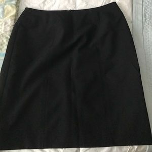 Black pencil skirt
