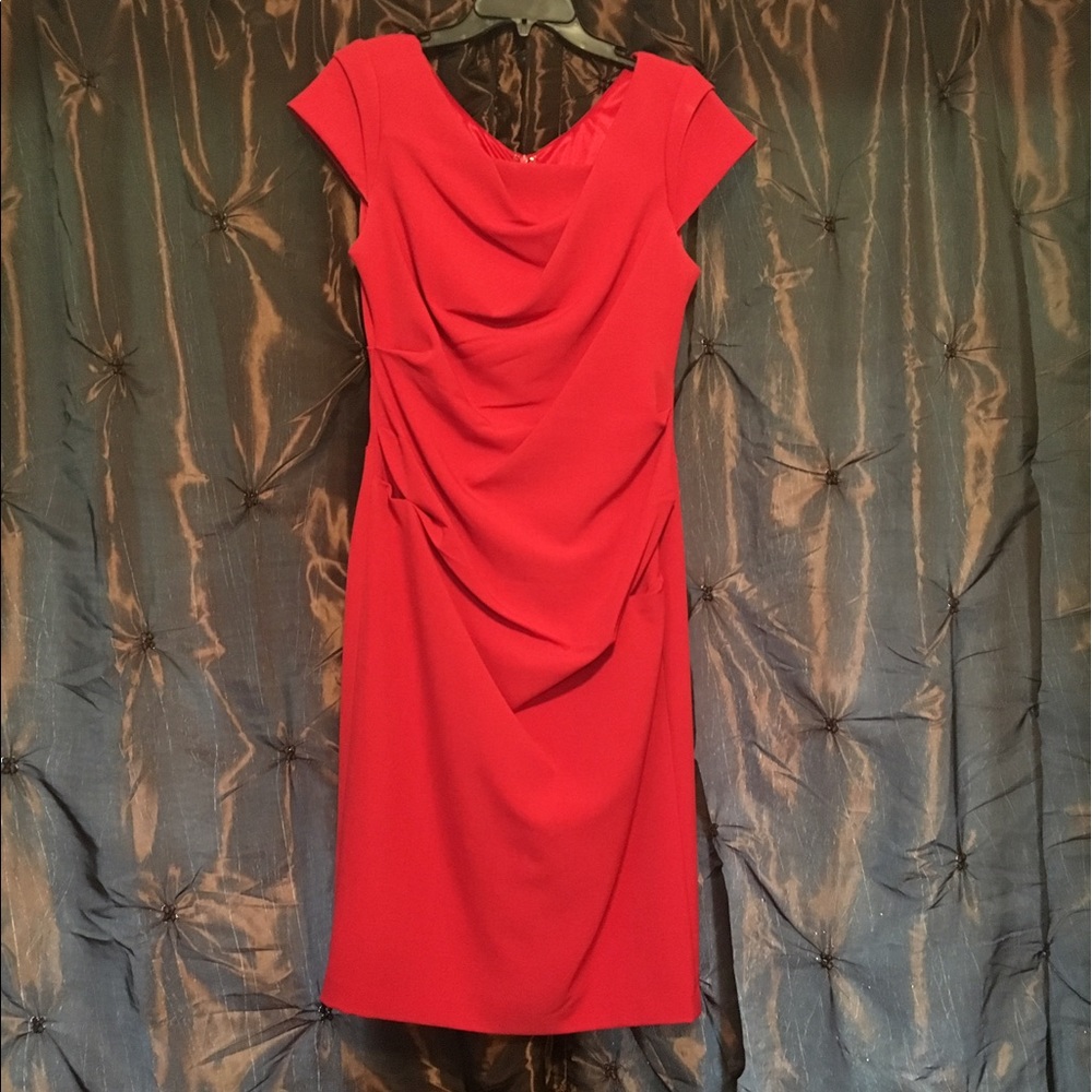 Pink/salmon slimming dress