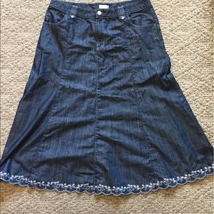 Jean skirt