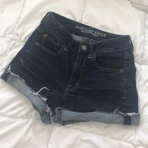 American Eagle hi rise shorts