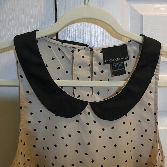 Cynthia Rowley Tops - Collared Sleevless Blouse