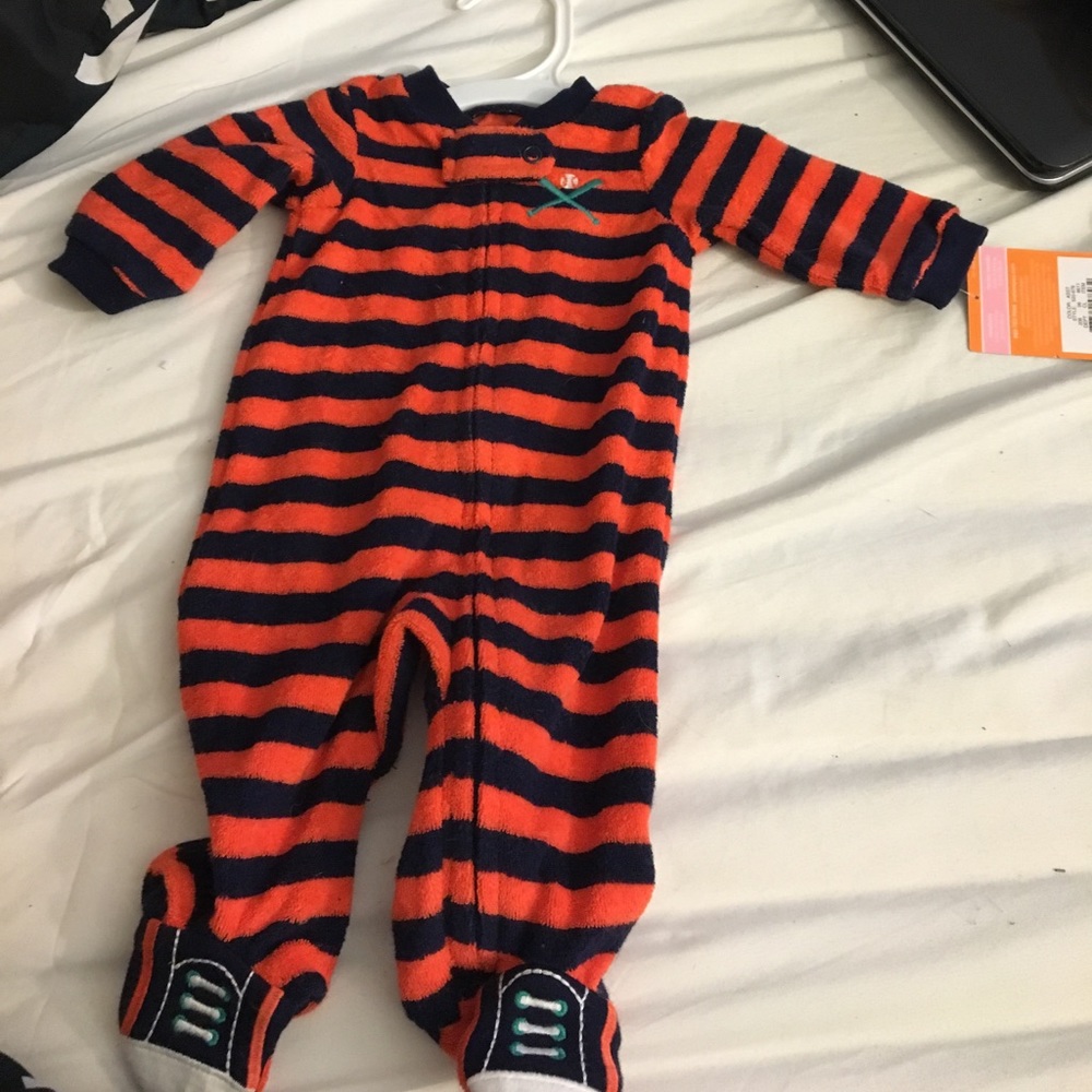 Newborn boys sleeper onesie