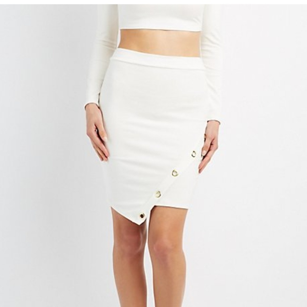 White skirt