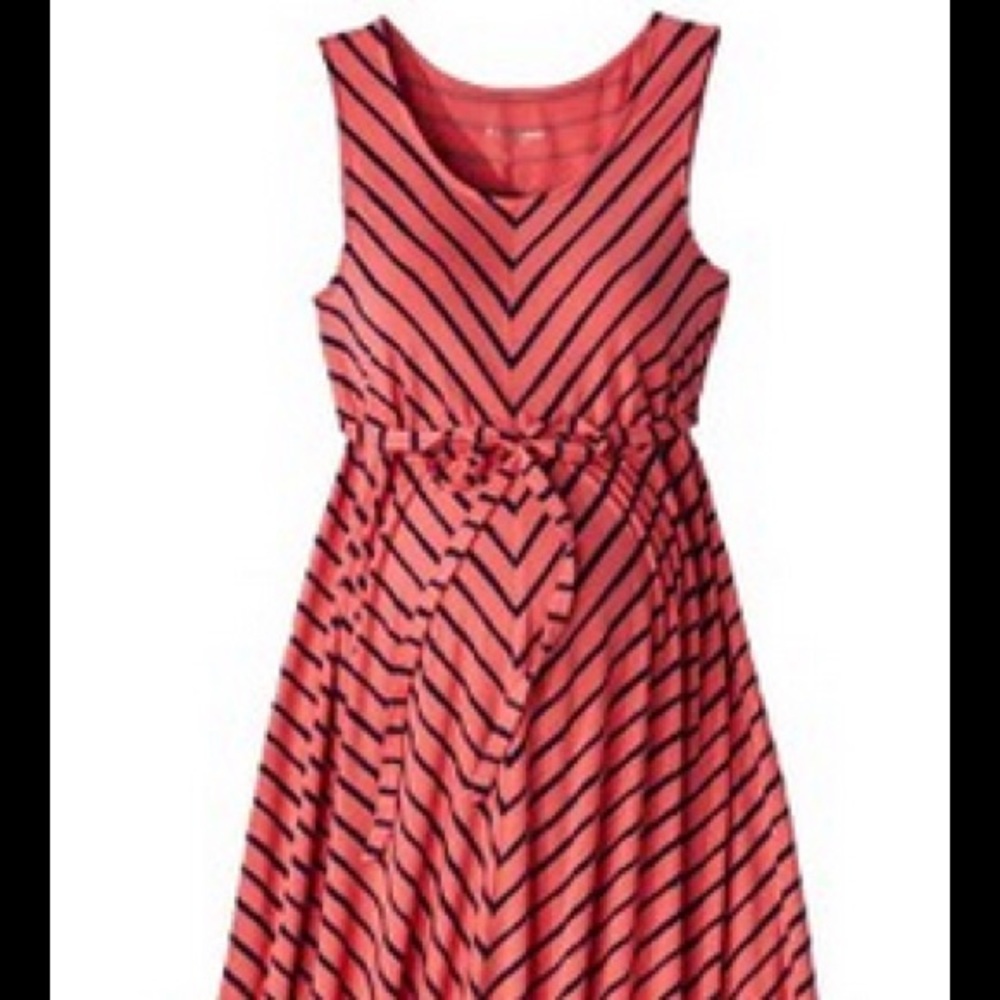 Liz Lange for Target stripped maternity dress