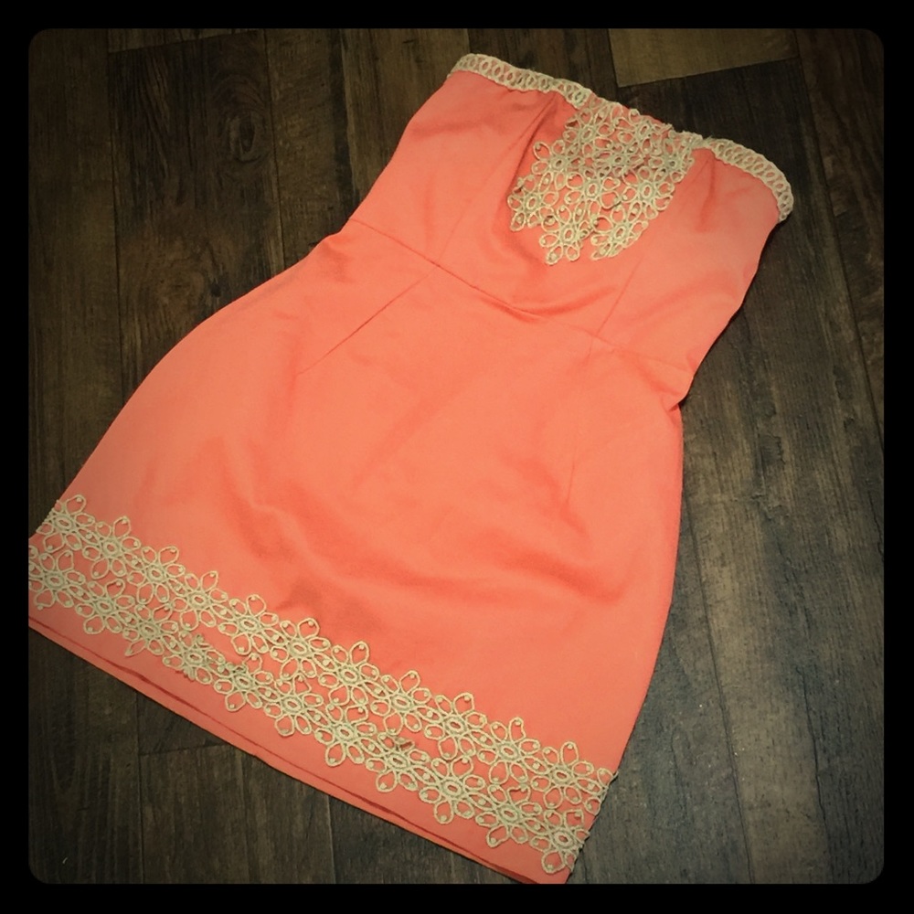 Strapless boutique dress
