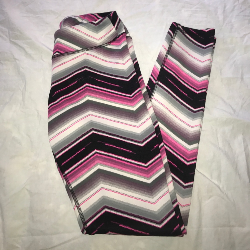 Zig zag pattern Workout Leggings