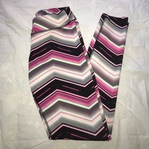 Zig zag pattern Workout Leggings