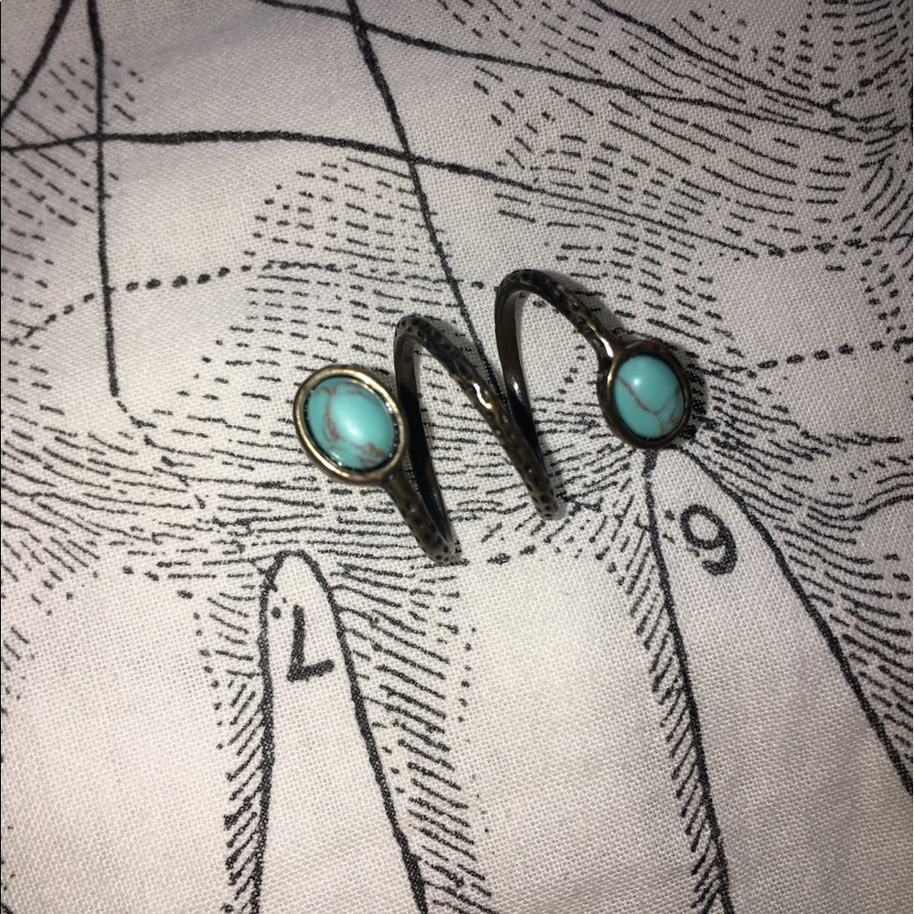 Free People Turquoise Stone Ring