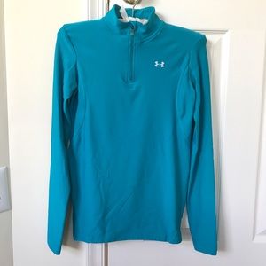 long sleeve under armour exercise top