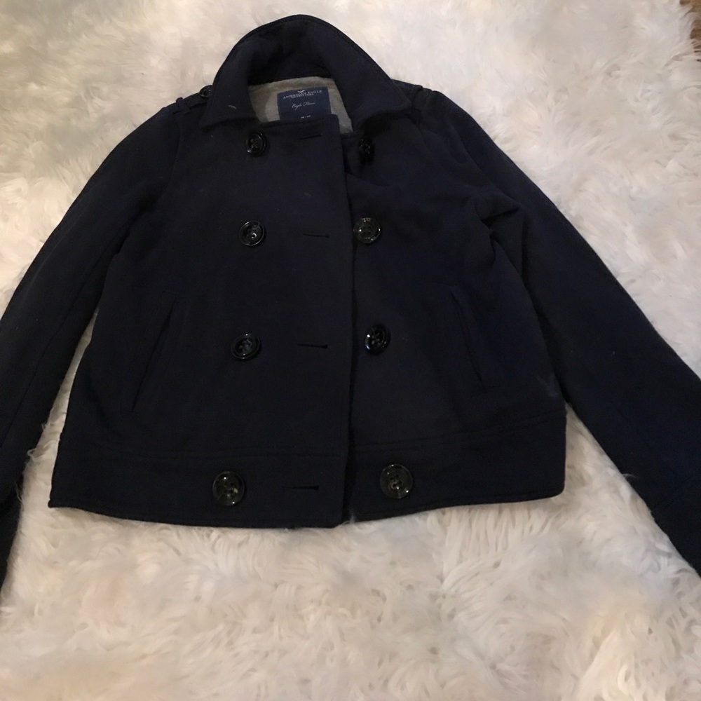 Sweater Material Peacoat
