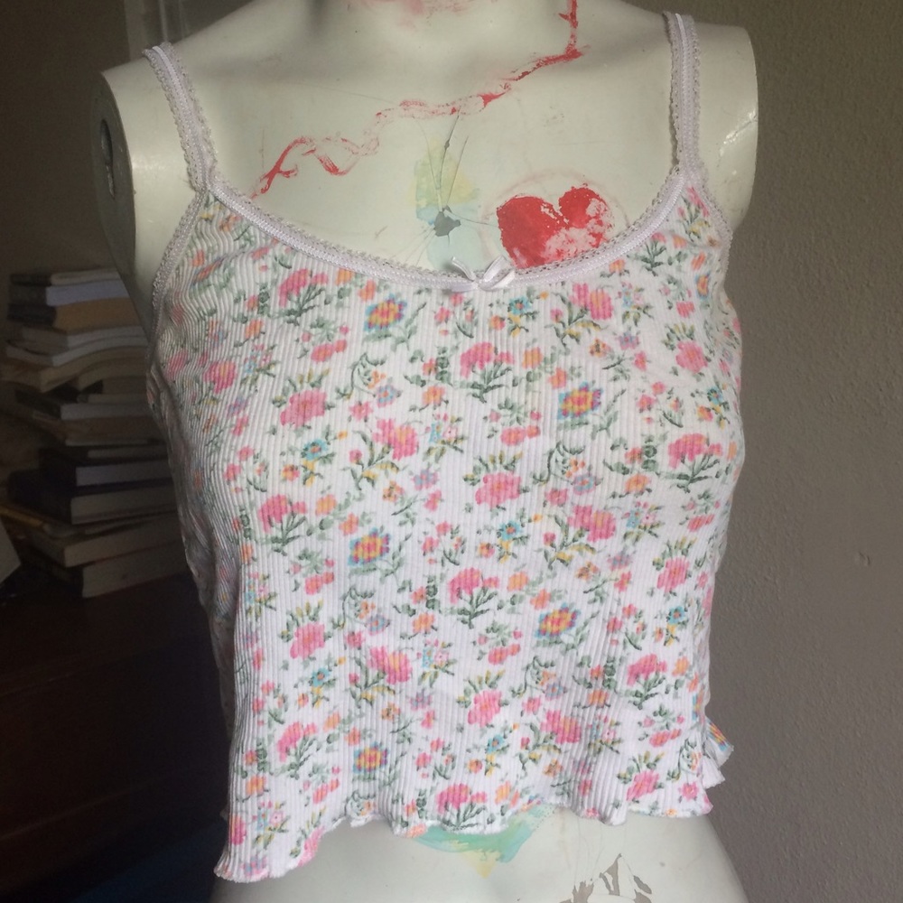 Pastel Flowers Cami Tank Top