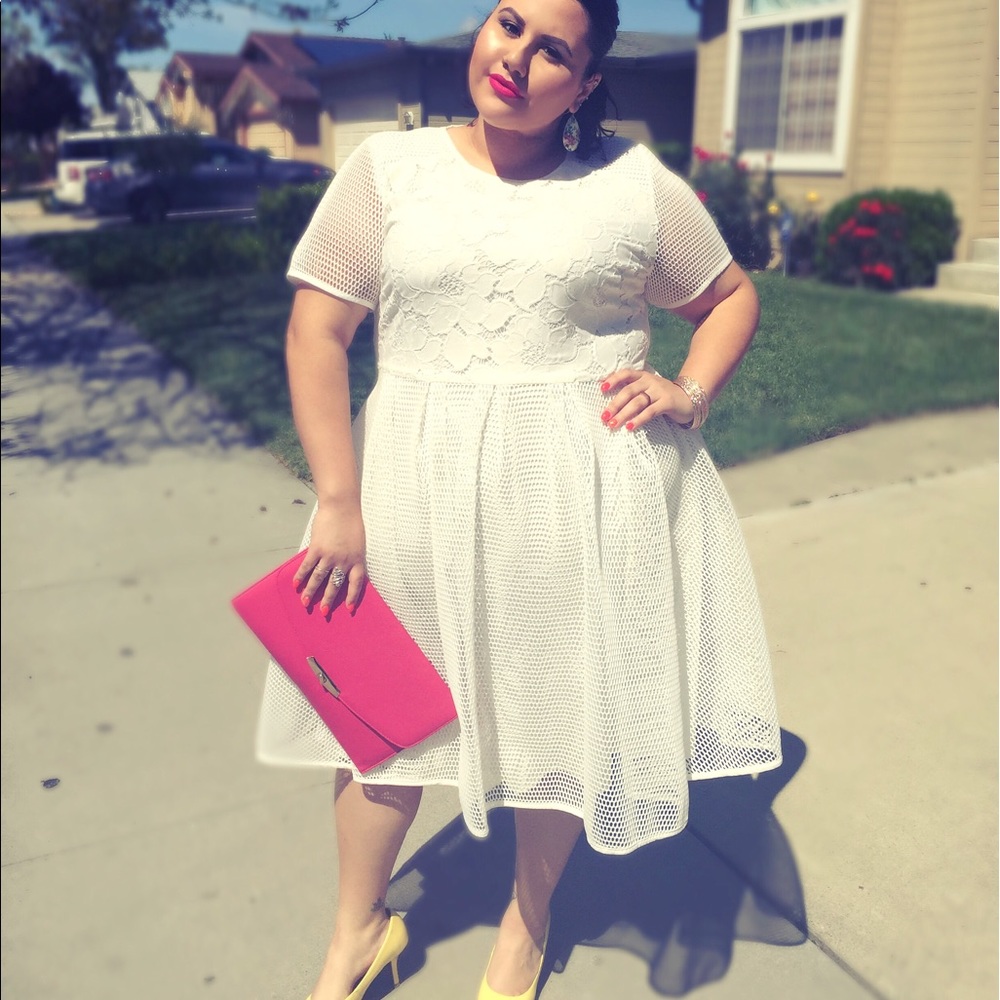 White dress