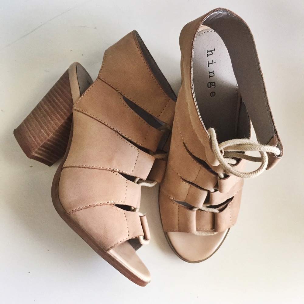 Hinge Lace Up Heels