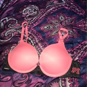 PINK Bright Peach bra 34B