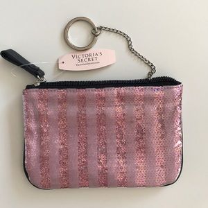 NEW Victoria's Secret makeup bag approx 3.75"x6"