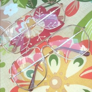 Unisex clear lens glasses