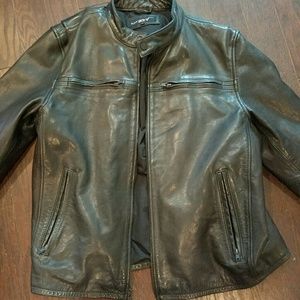 Genuine Leather Motorcycle Jacket