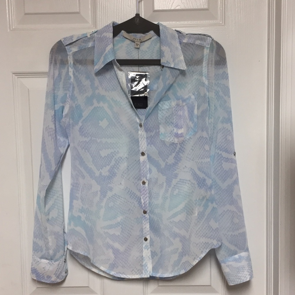 Sheer Guess Blouse