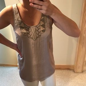 Lucca Couture by Anthropologie Champagne Tank
