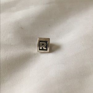 Pandora Sterling Silver "R" Charm