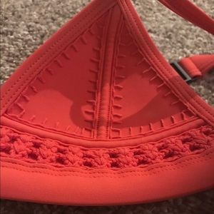 Triangl- Gigi Crochet Top Red (XS)