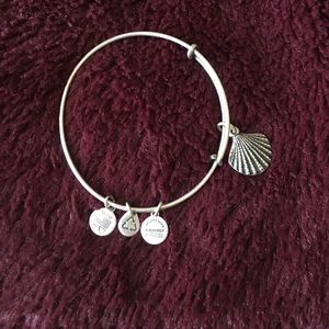 Alex and Ani seashell charm bangle