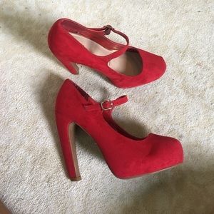 Red high heels