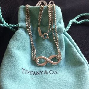 Infinity pendant necklace, 16"
