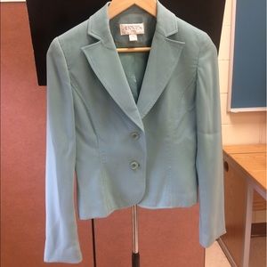 Casual Corner Annex light turquoise blazer