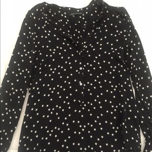 Zara Star Print Blouse
