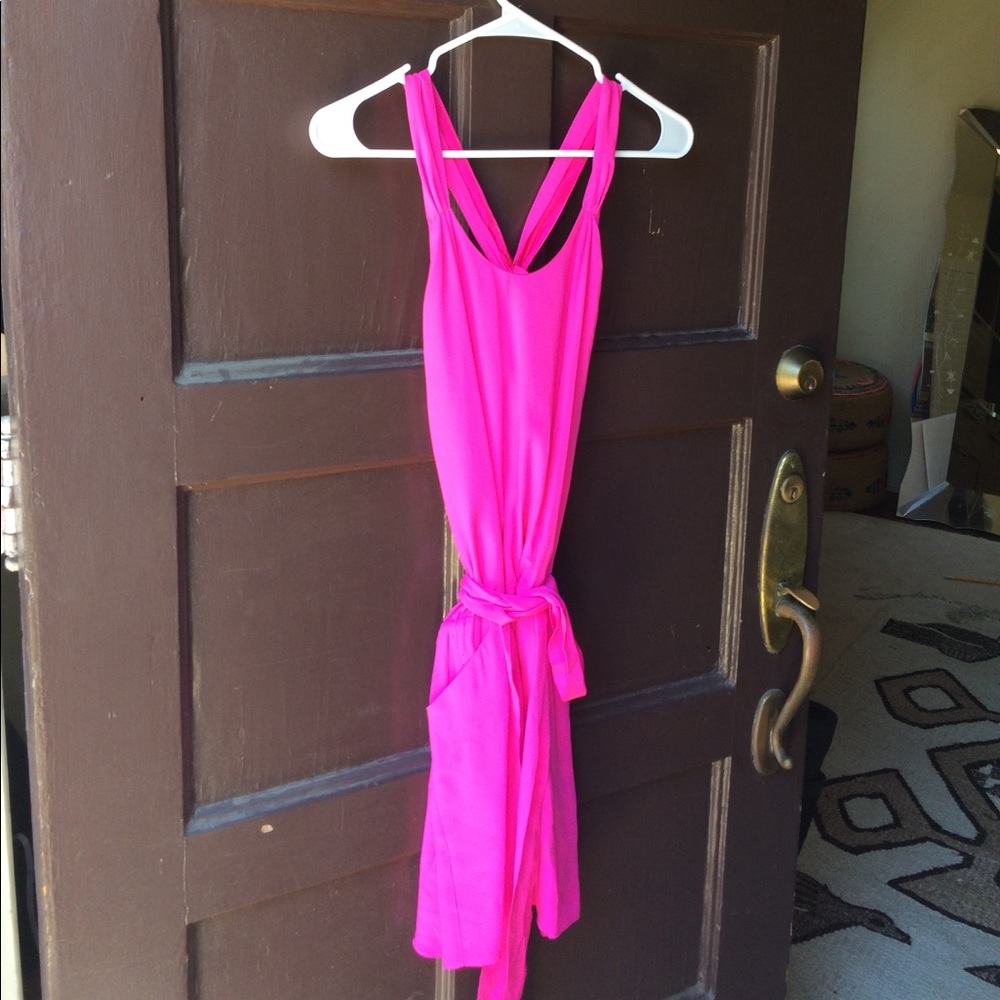 Mason silk mini dress with pockets