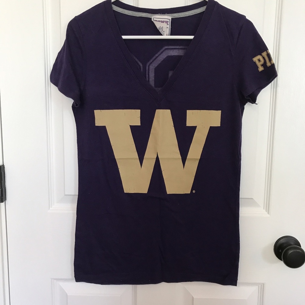 University of Washington v-neck - Medium