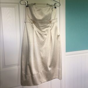 NEW formal cocktail champagne dress. Wedding