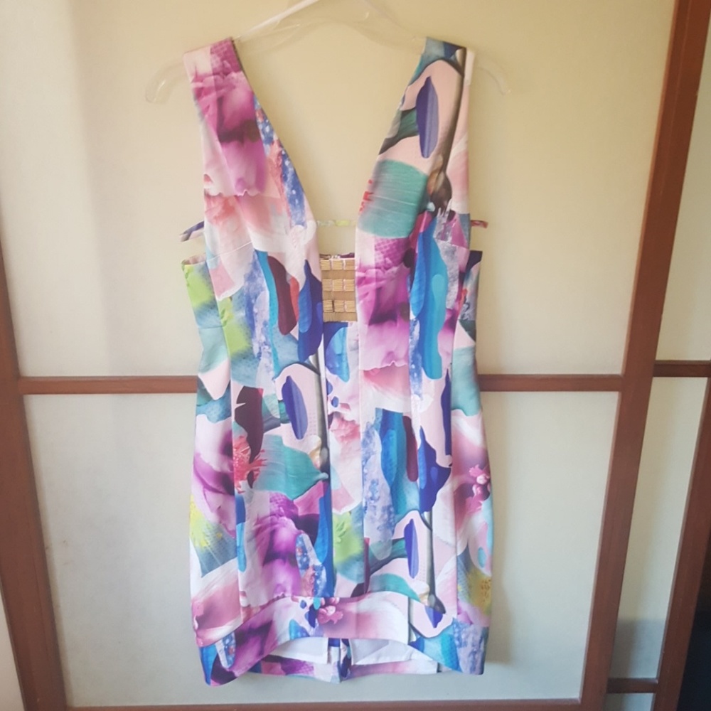 New Clove cut out dress with gold beading