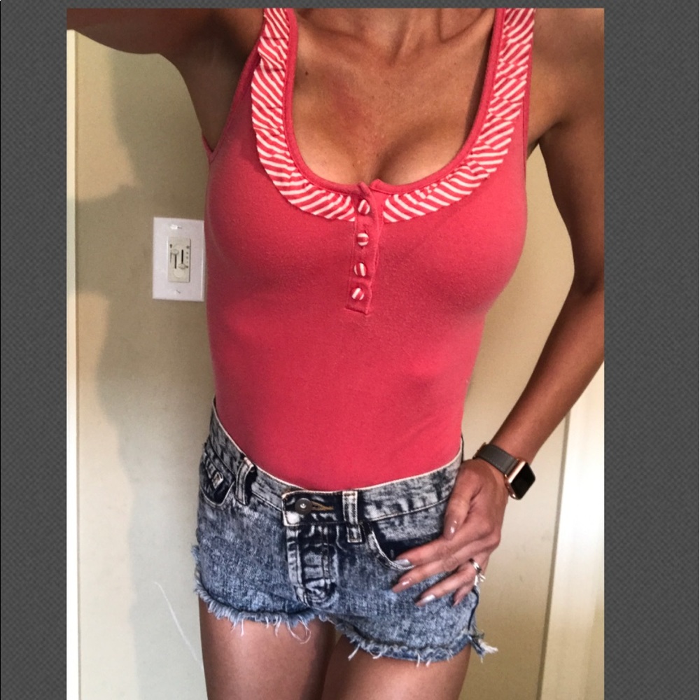 Boutique ruffle tank